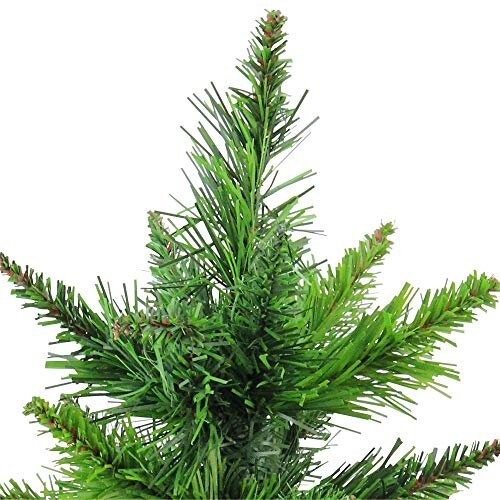 Northlight Mini Balsam Pine Christmas Tree in Burlap Base, Green